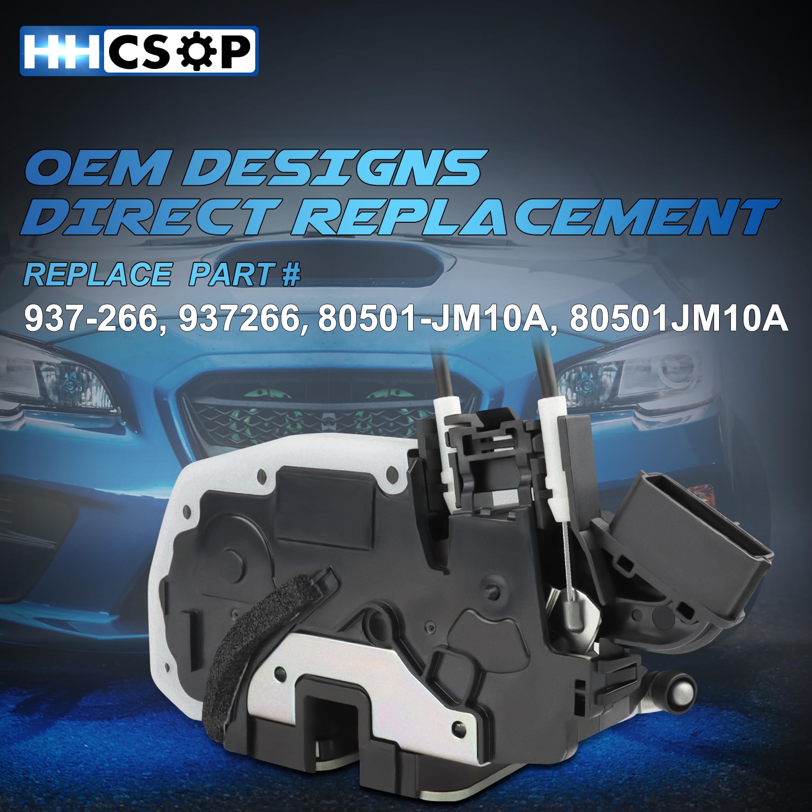 HHCSOP front-left driver door-lock actuator close-up for easy swap