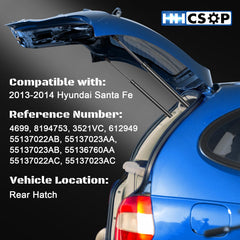 HHCSOP gas spring assembly delivers smooth lifting and stable hold.