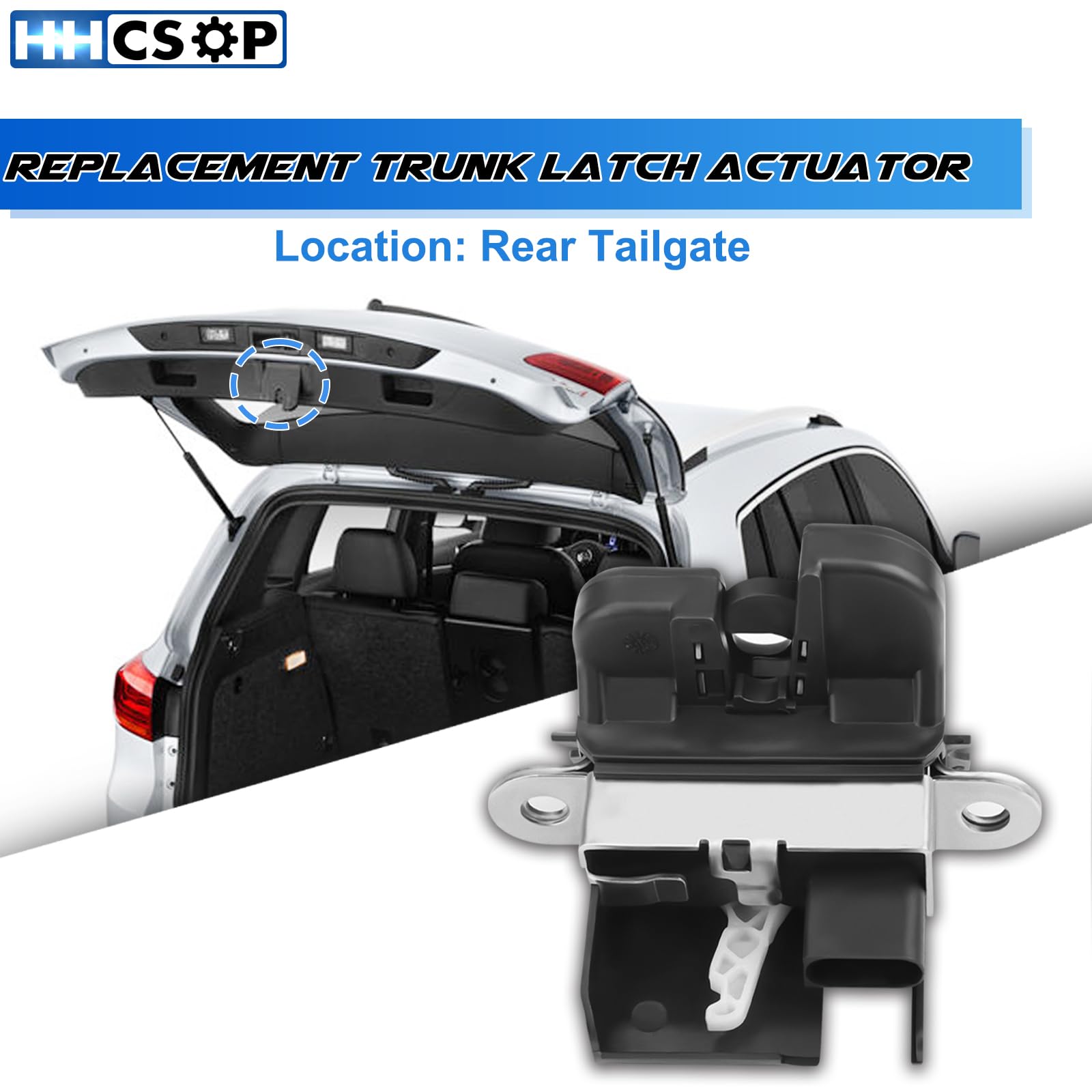 HHCSOP trunk latch actuator for Jetta replacement improves closure