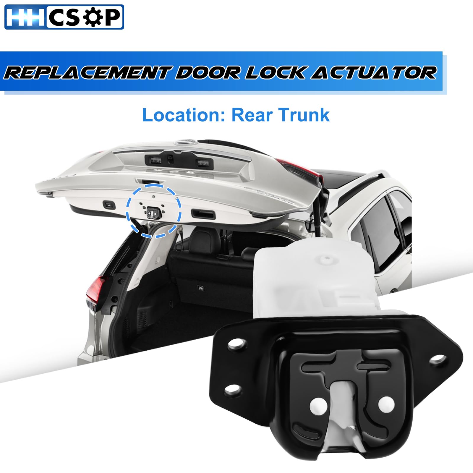 HHCSOP trunk latch actuator for Nissan Leaf rear hatch smooth operation