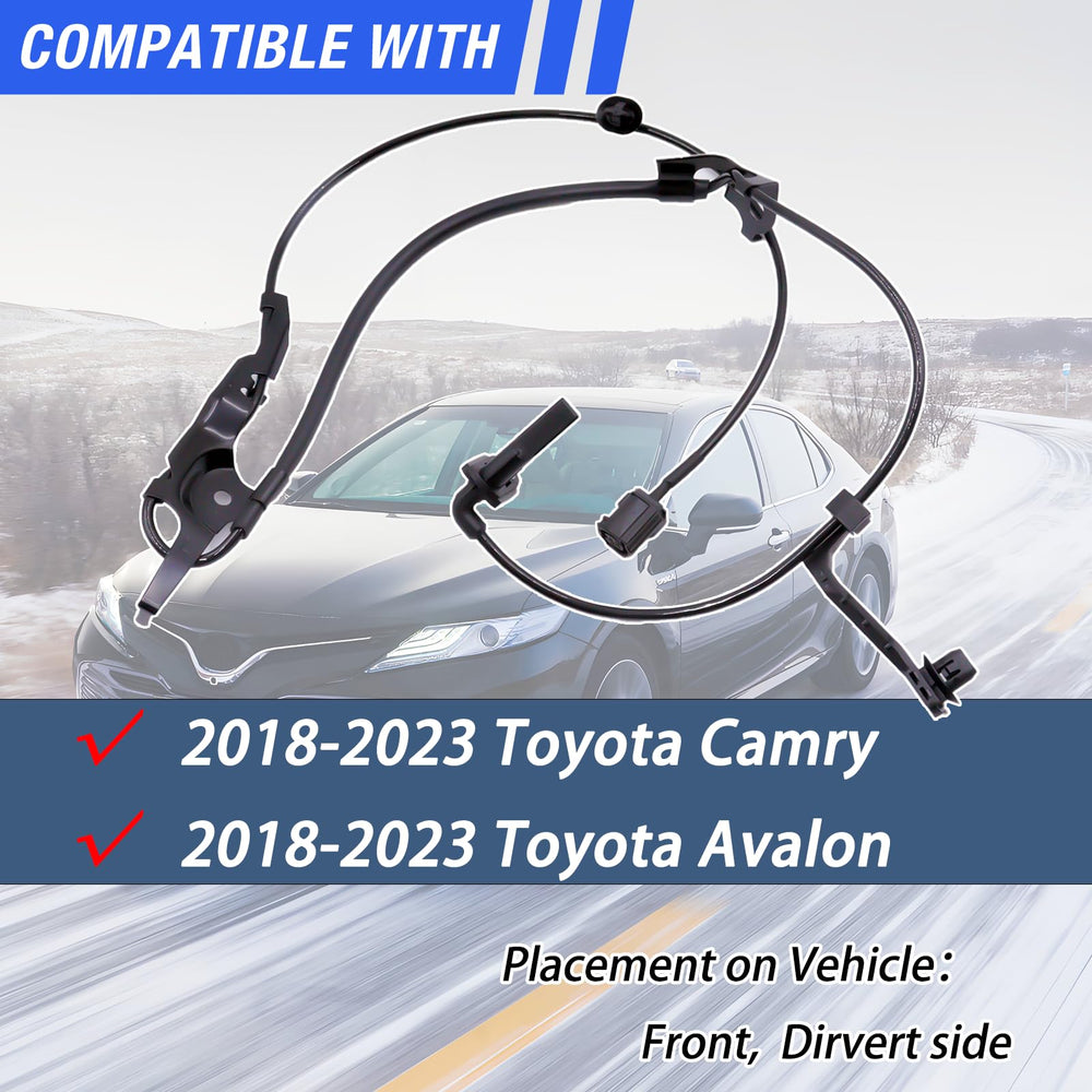 HHGKPVX ABS wheel speed sensor front left for Avalon enhances stability.