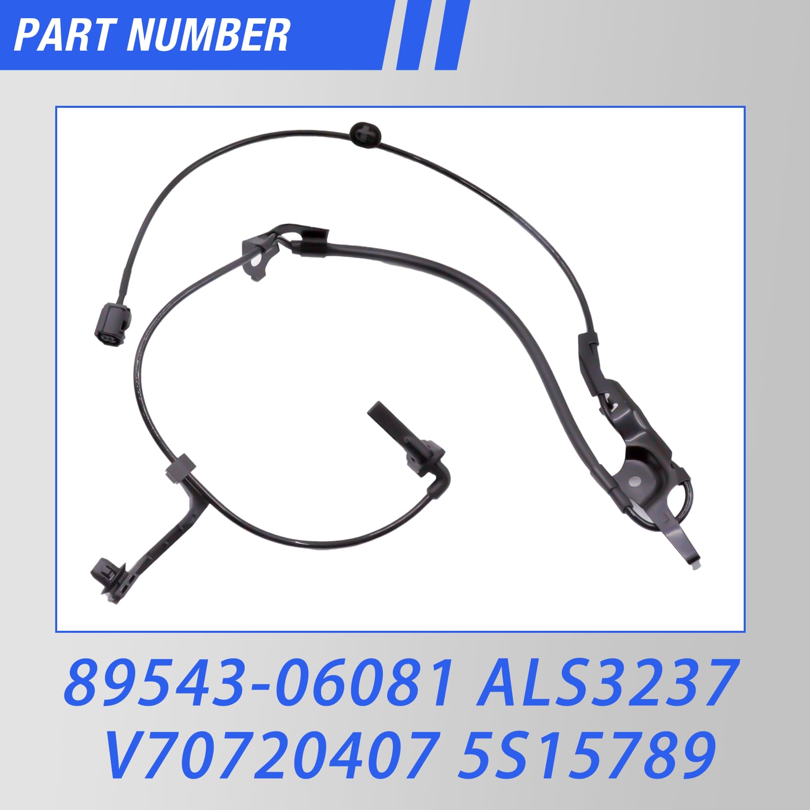 HHGKPVX ABS wheel speed sensor front left ES350 supports precise braking.