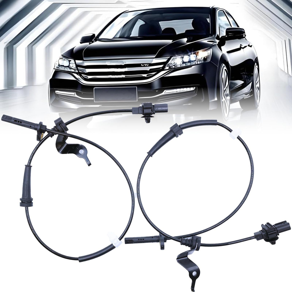 HHGKPVX ABS wheel speed sensor front left for Honda Accord, delivers precise braking data.