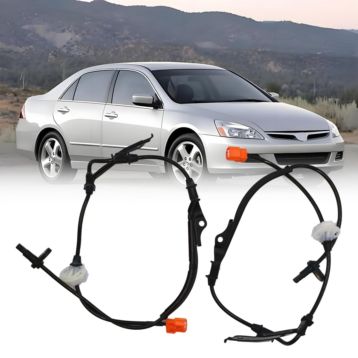 HHGKPVX ABS wheel speed sensor front-left for precise braking data on Honda Accord