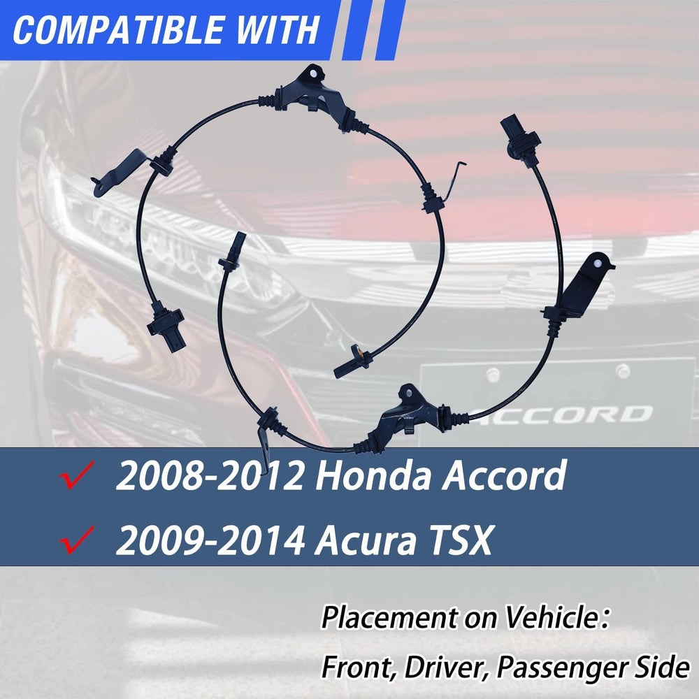 HHGKPVX ABS wheel speed sensor front right for Accord enhances braking precision and control.
