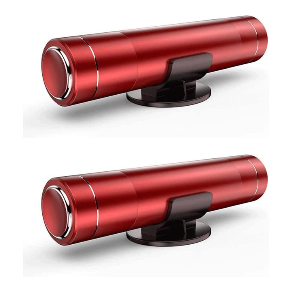 HHXS window breaker and seat belt cutter in red, ready for car emergencies.