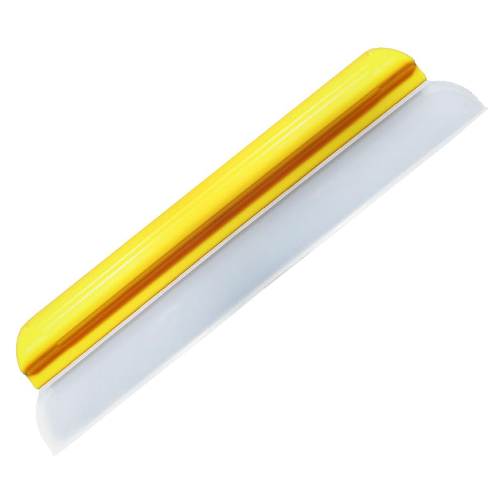 HI-TECH 14-inch silicone water blade removes water from car surfaces quickly and cleanly.