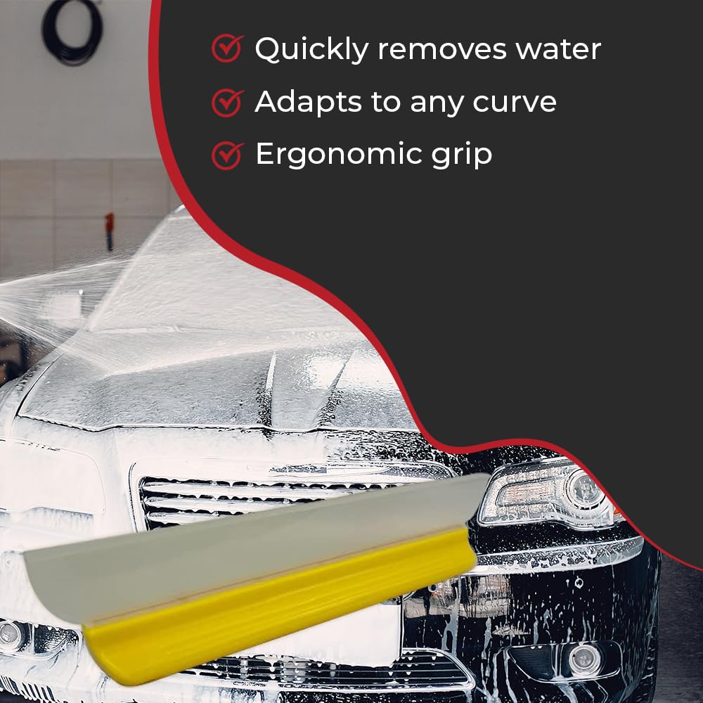HI-TECH 14-inch blade adapts to contours for thorough drying in one motion.