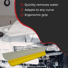 HI-TECH 14-inch blade adapts to contours for thorough drying in one motion.