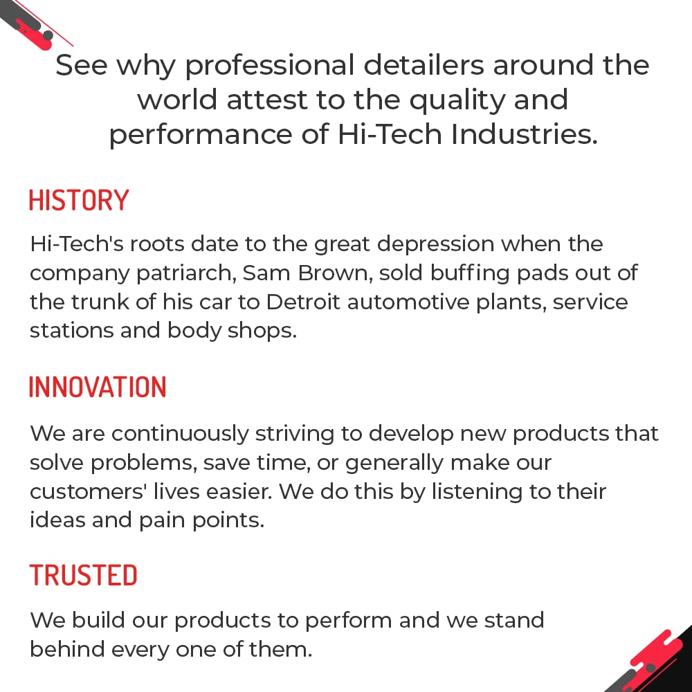 HI-TECH clamps firmly grip mats under pressure washing during detailing sessions