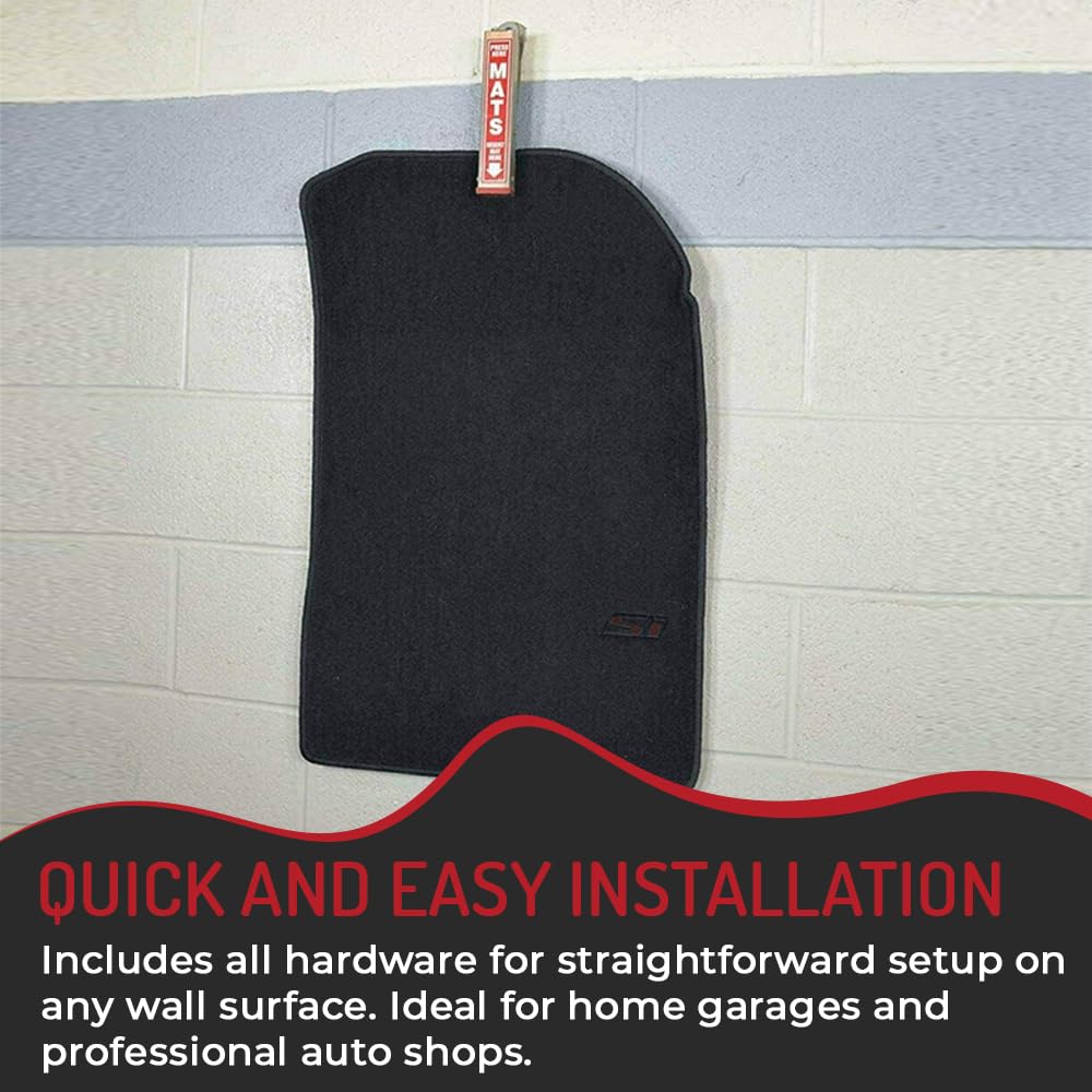 HI-TECH clamps hold all mat types firmly, including rubber and all-weather mats