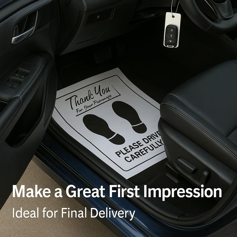 Hi-Tech eco-conscious disposable mats support clean interiors.