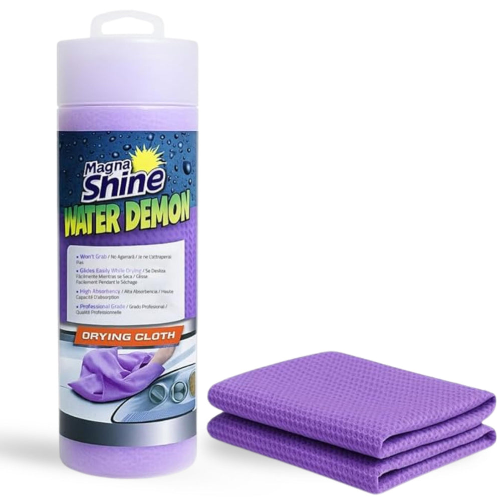 HI-TECH Magna Shine Water Demon towel covers large area for fast car drying