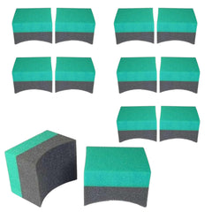 Hi-Tech Tire Dressing Applicator 12-pack foam sponges for durable, streak-free tire shine