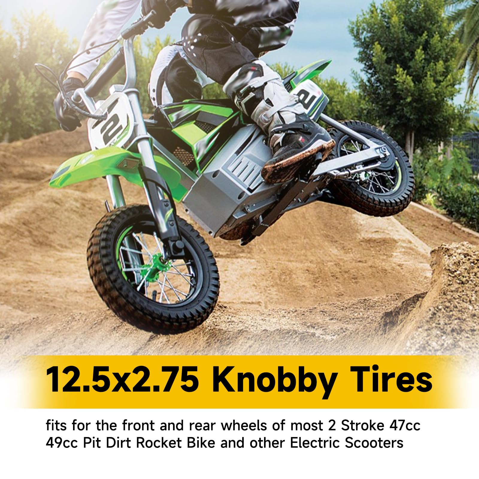 HIAORS tire side view highlighting rugged construction for durability