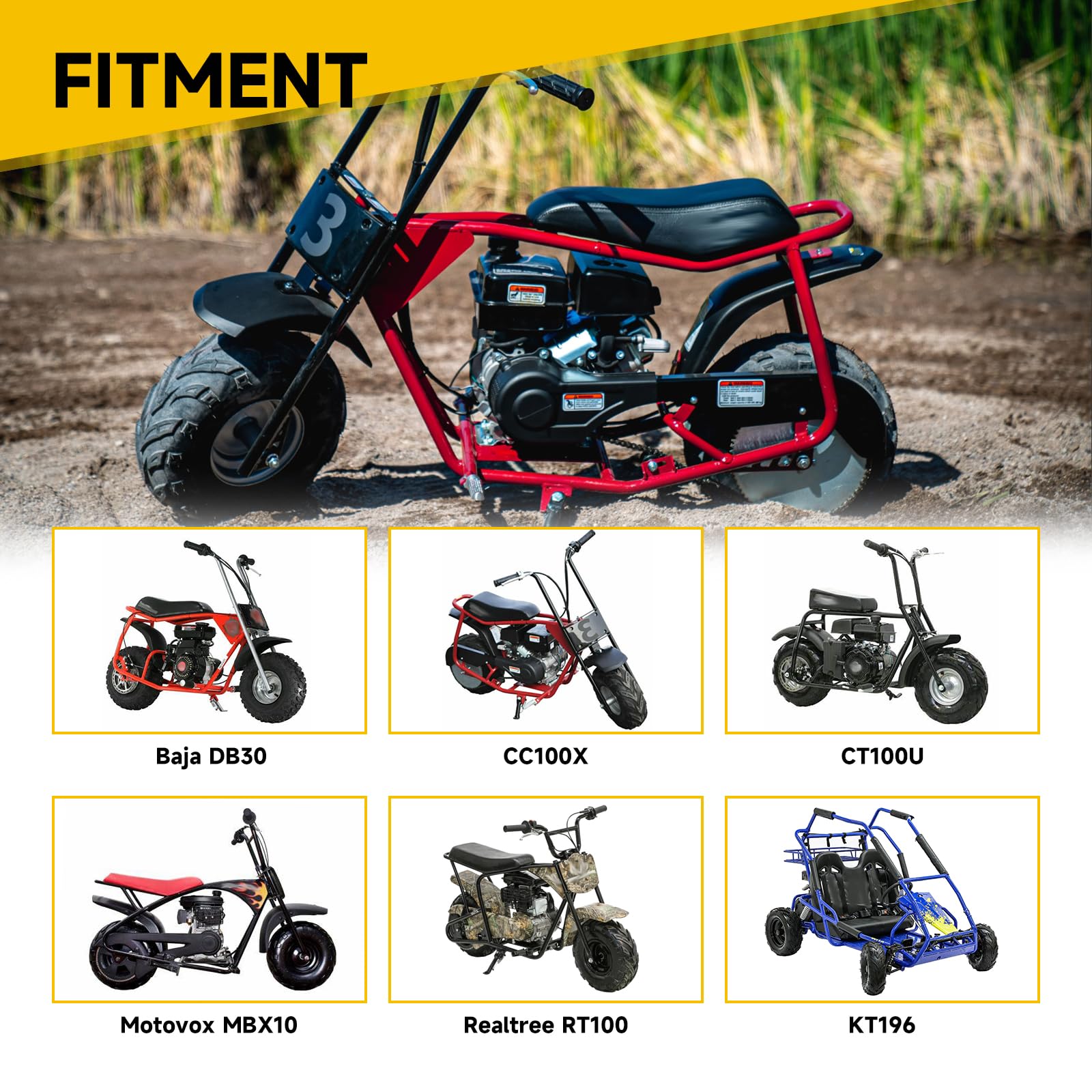 HIAORS 145/70-6 tire mounting instructions show simple setup.