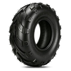 HIAORS 145/70-6 tire side view showing compact fitment for mini bikes.
