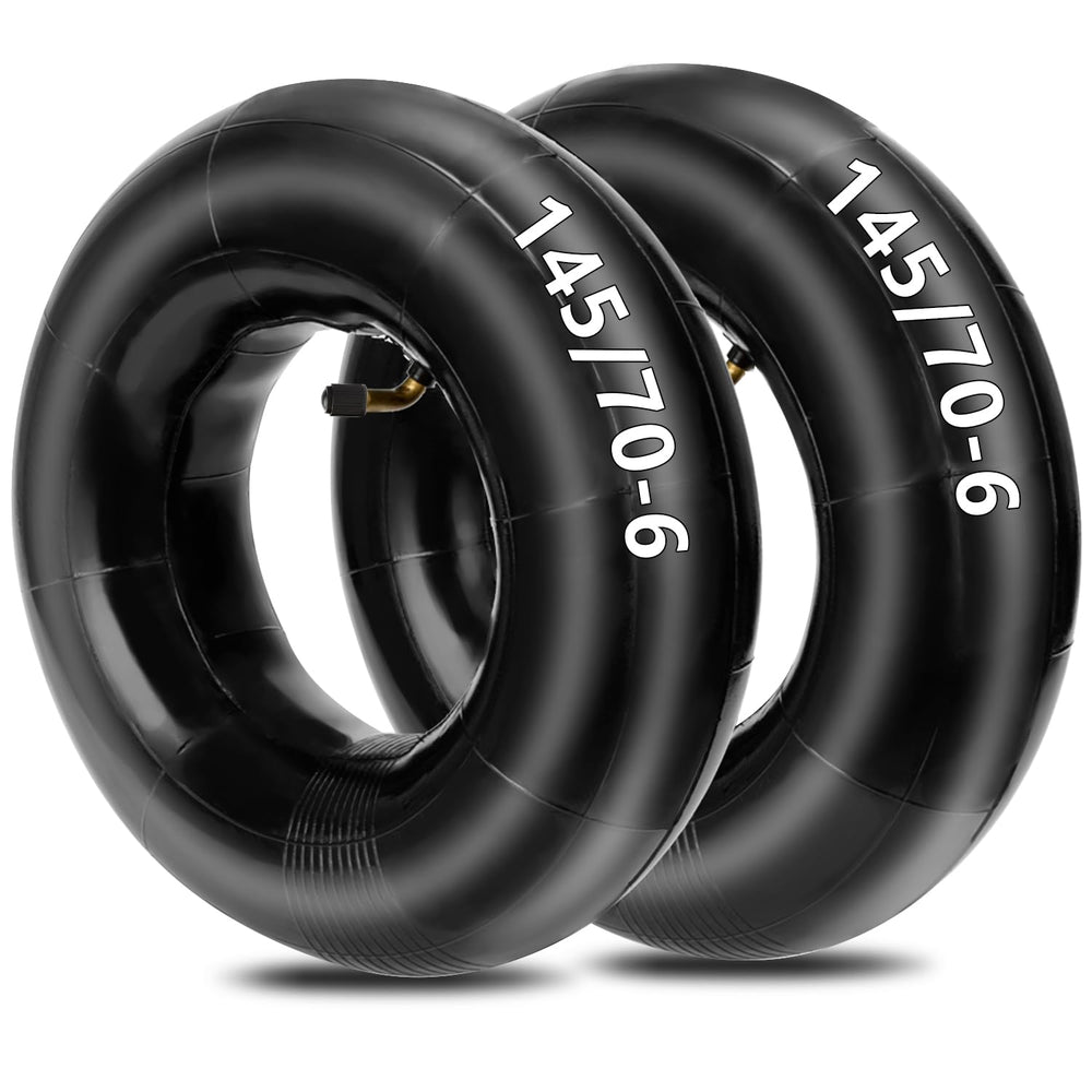 HIAORS 145x70-6 inner tube with bent valve for lawn mowers and small tractors