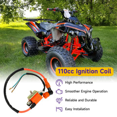 HIAORS A7TC spark plug paired with the coil ensures quick ignition on rugged trails.