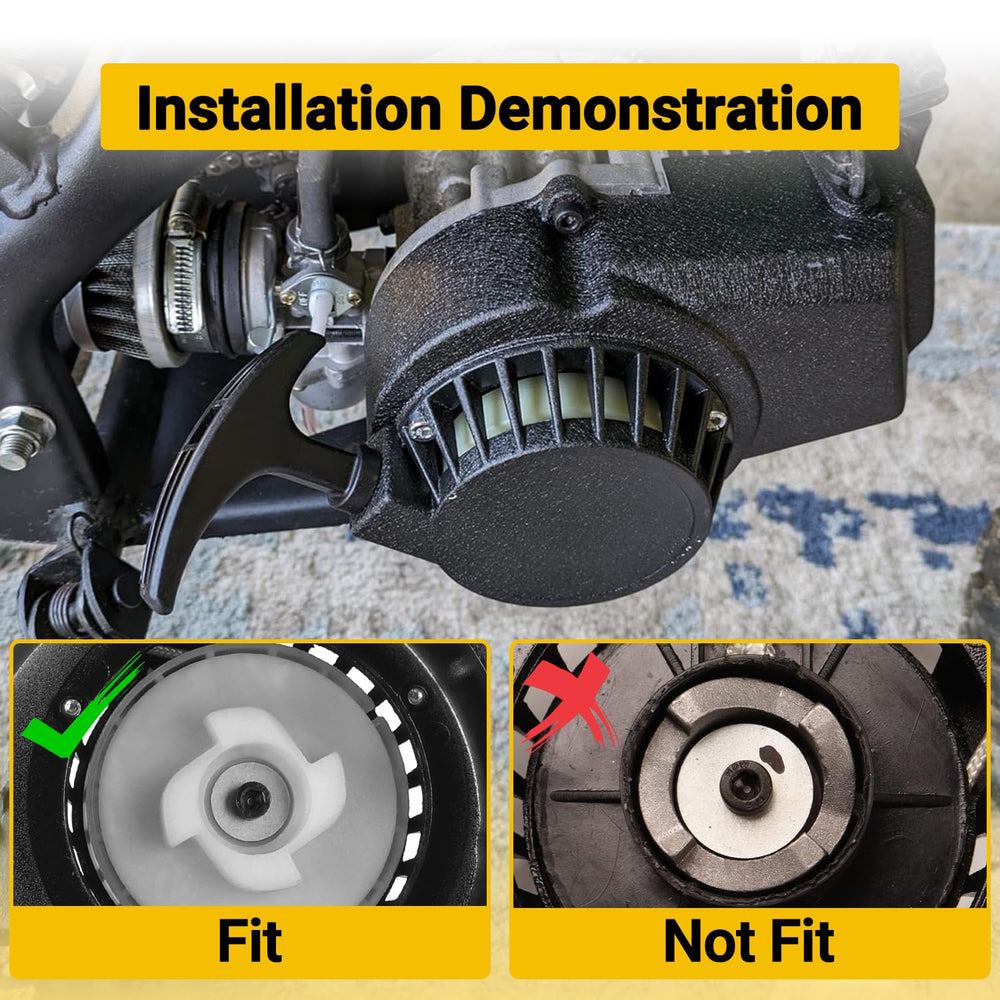 HIAORS alloy starter on Coolster QG-50 for reliable ignition