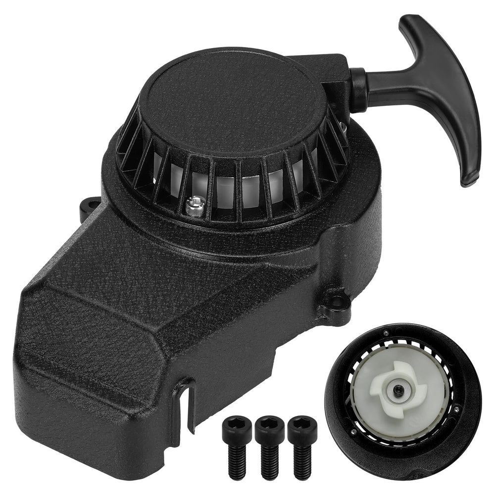 HIAORS alloy recoil pull starter on SYX Moto 50cc dirt bike for quick starts