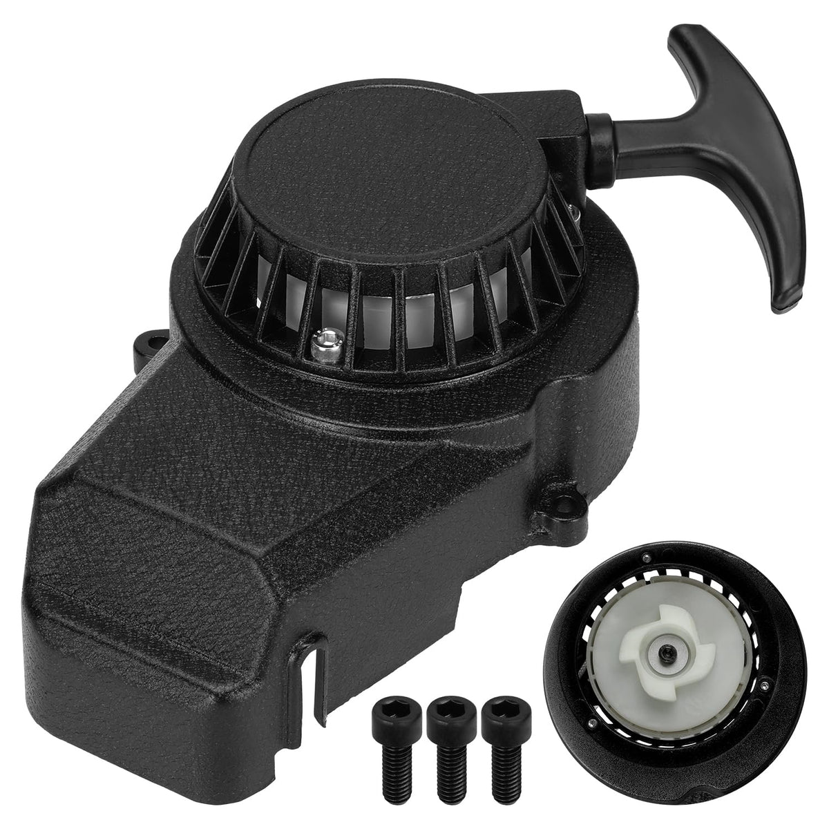 HIAORS alloy recoil pull starter on SYX Moto 50cc dirt bike for quick starts