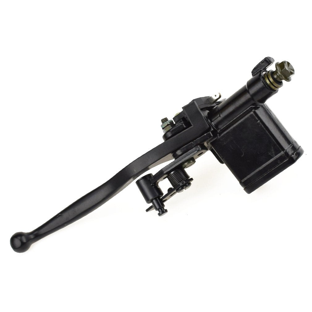 HIAORS inspection window for quick brake fluid checks on the lever