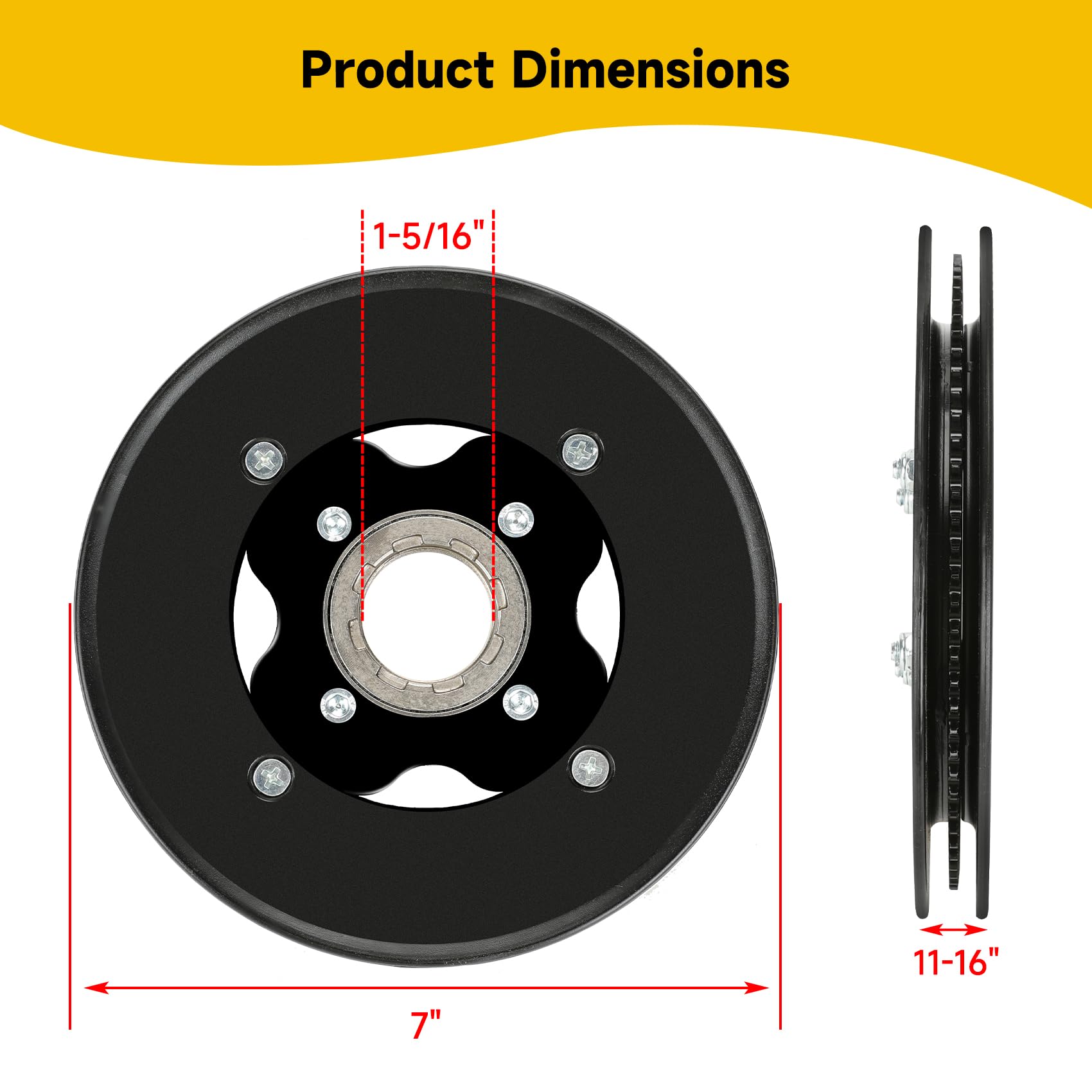 HIAORS chain tensioner kit maintains proper tension for smoother riding