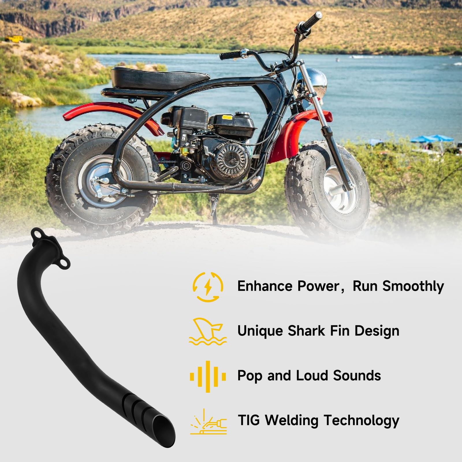 Exhaust screws and gasket kit for secure installation