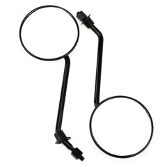 HIAORS gy6 rearview mirror with standard 8mm thread for easy mounting.
