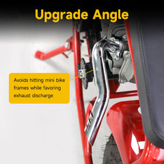HIAORS heat shield protects legs during spirited rides.