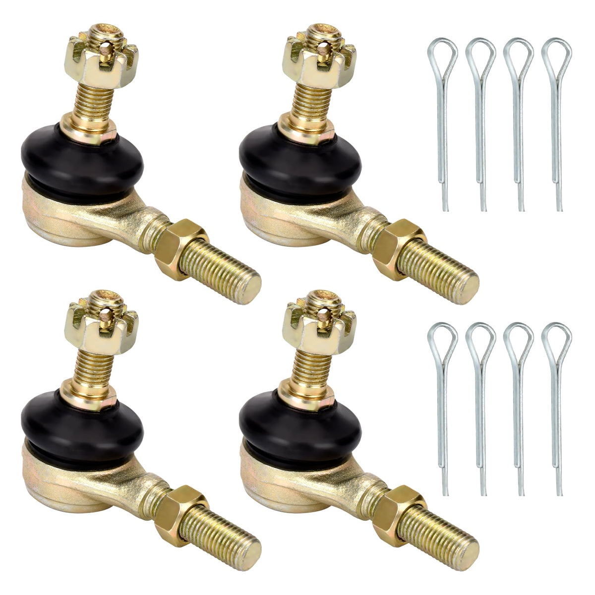 HIAORS left tie rod ball joint 10mm for ATV steering control.