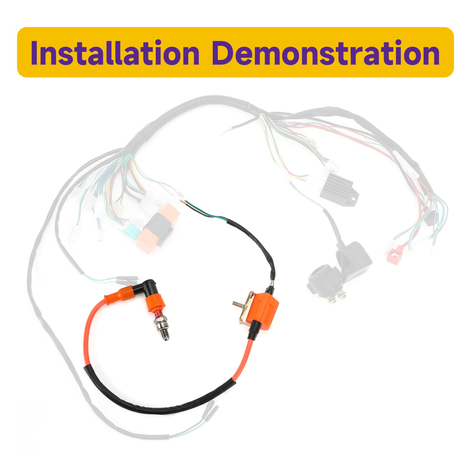Meerkat kids quad ignition replacement using HIAORS parts for safe rides.