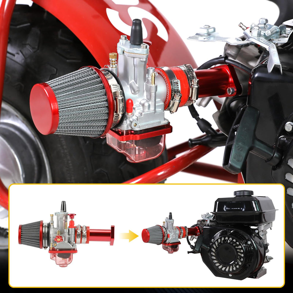 HIAORS PWK24 carburetor anodic finish resists corrosion and heat