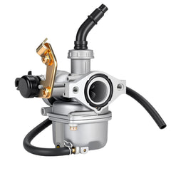 HIAORS PZ19 carburetor with cable choke assembly enhances throttle control on ATVs.