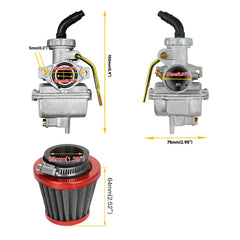HIAORS PZ20 kit includes red fuel filters for reliable fuel flow