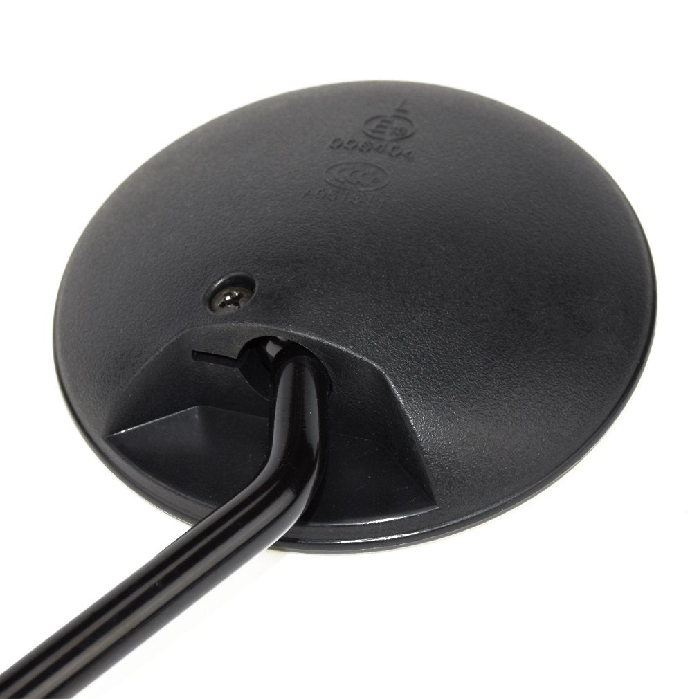 HIAORS gy6 mirror offers 360-degree adjustment to reduce blind spots.