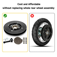 HIAORS roller chain 132L with included links for easy replacement on Razor models