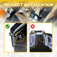 HIAORS rubber fuel line resists deformation for reliable flow.
