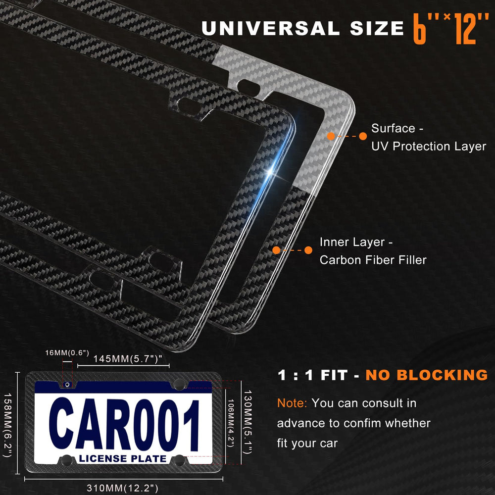HIBRONGO carbon fiber frame mounted on a sports sedan highlighting lightweight profile.