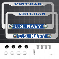 HIBUFAN veteran frame front view with rustproof silver aluminum finish