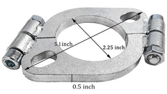 HiBuyer four Allen bolts included for easy, no-weld installation.