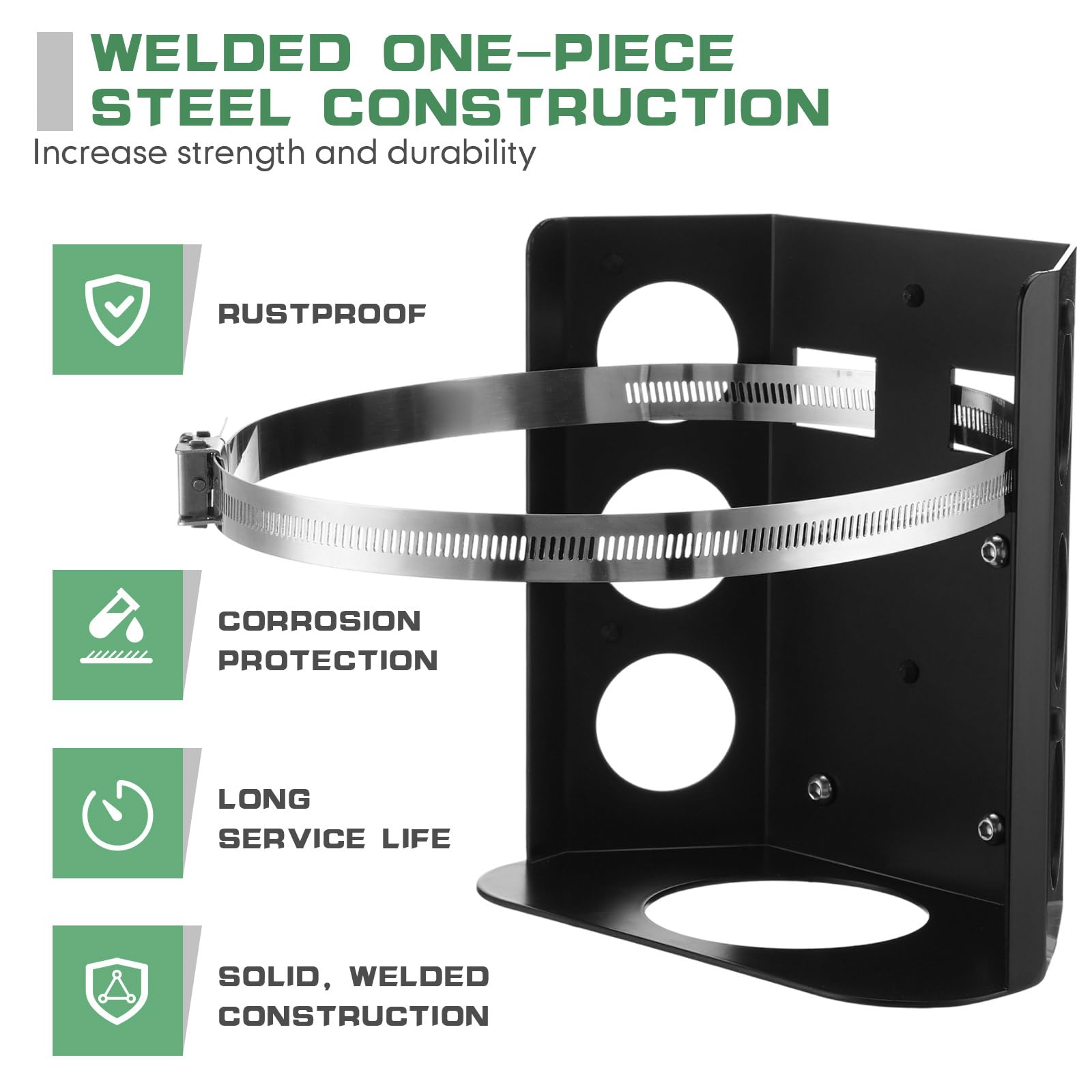Hicarer tank protection with rubber bumpers guard against scratches during transit