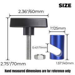 Hiceeden blue hood strut clamp 6-pack provides reliable hood support
