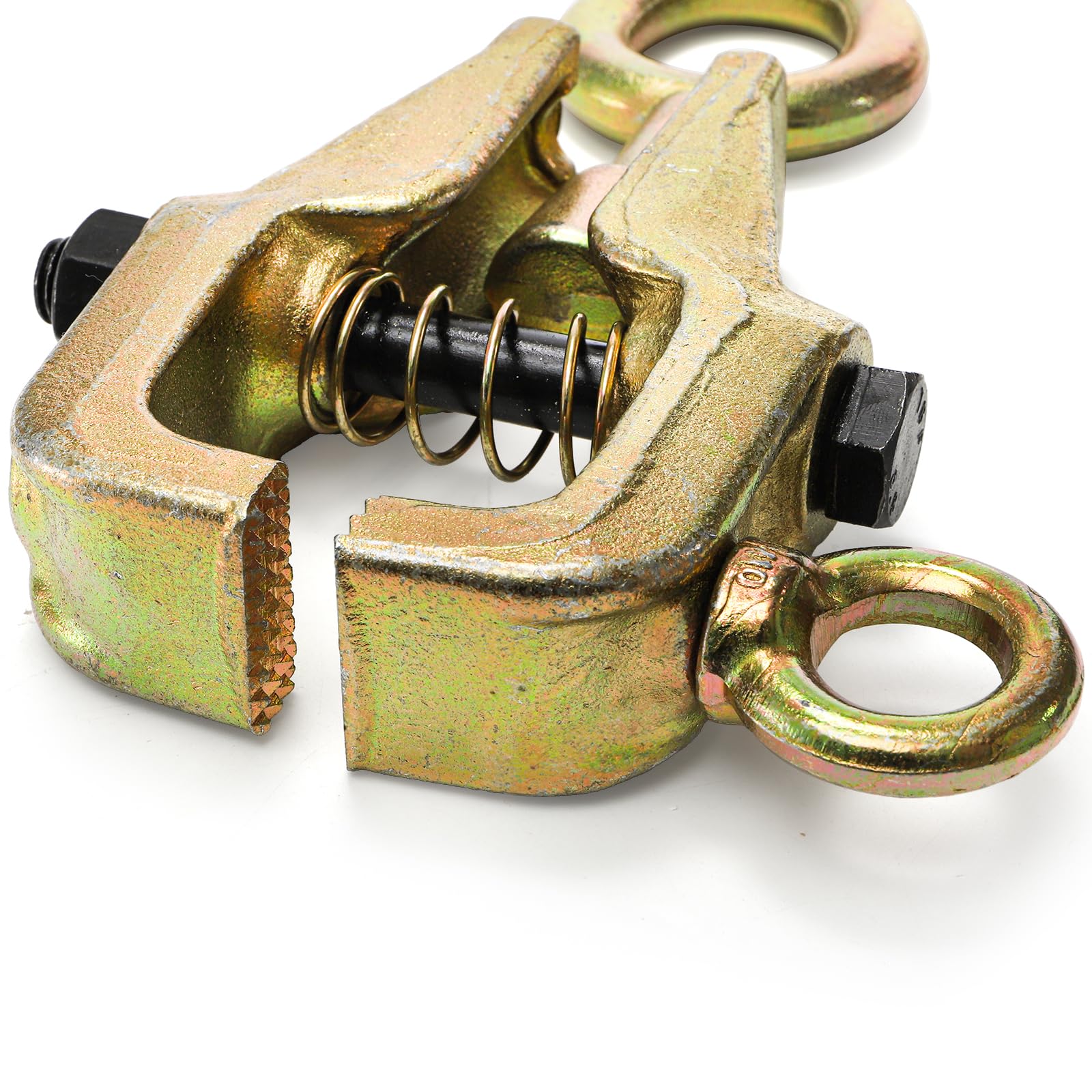 Hiceeden self-tightening clamp ensures easy one-person setup during alignment.