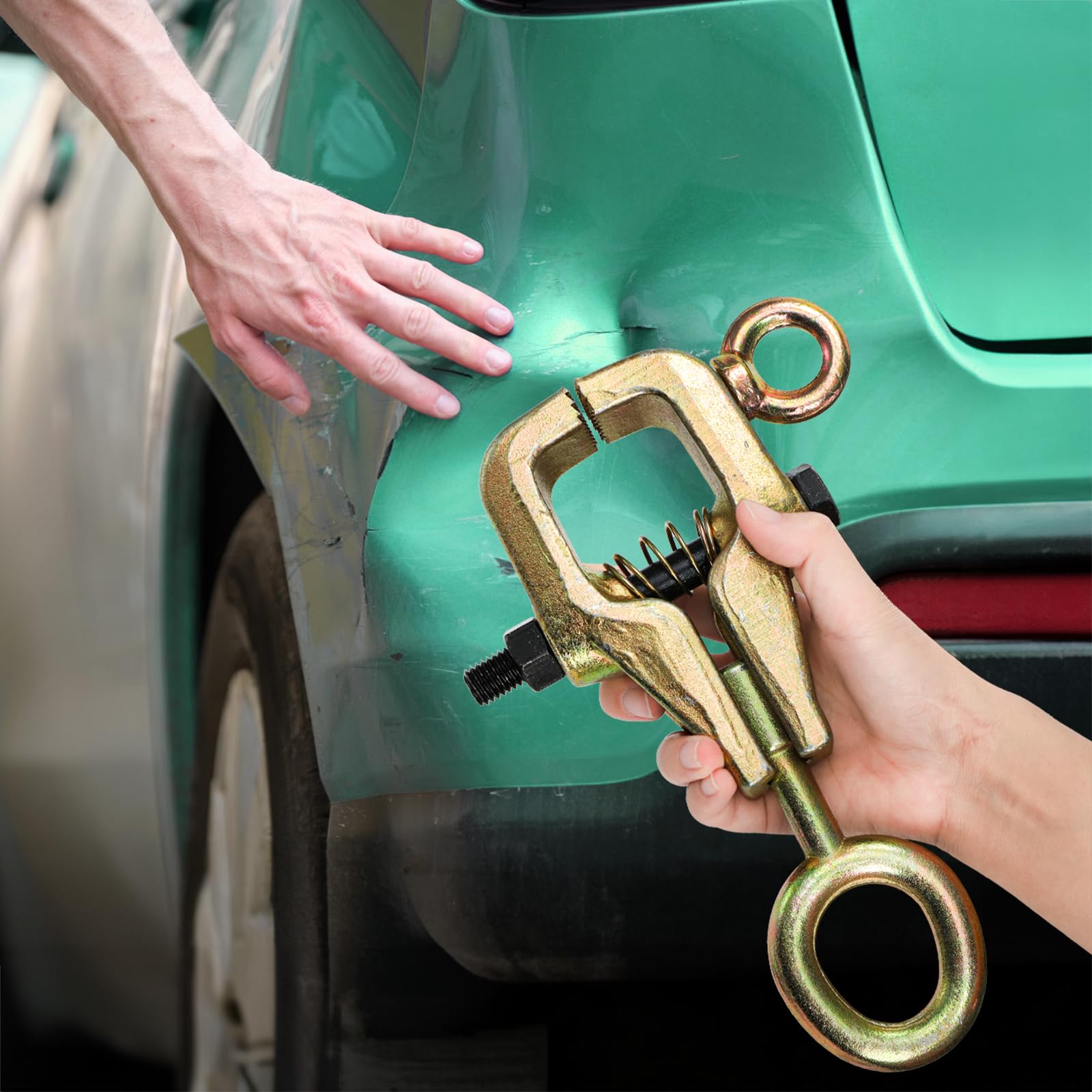 Hiceeden steel construction guarantees durability for repeated use in pro auto shops.
