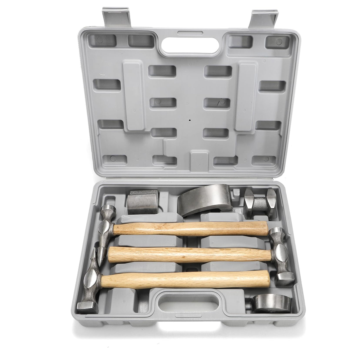 Hiceeden wooden-handle hammer for comfortable long dent repair sessions.
