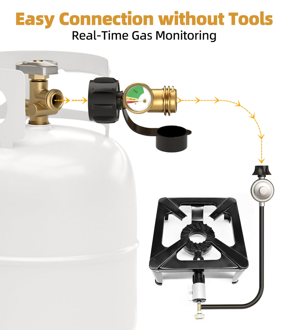 HICOOI compatible with BBQ, RVs, heaters for versatile monitoring.