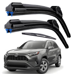 HIDOFILT dual rubber blade wiper front view for clearer rain removal