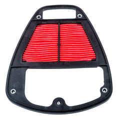 Hiflofiltro air filter installed on Kawasaki VN 900 for direct OE replacement